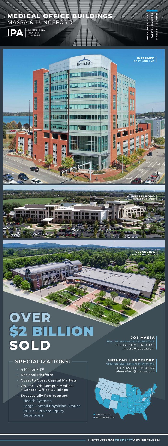 Medical office buildings retractable banner