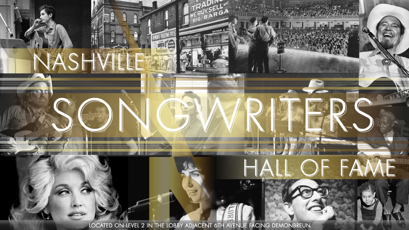 Nashville Songwriters Hall of Fame advertisement — front page of the local advertisements set